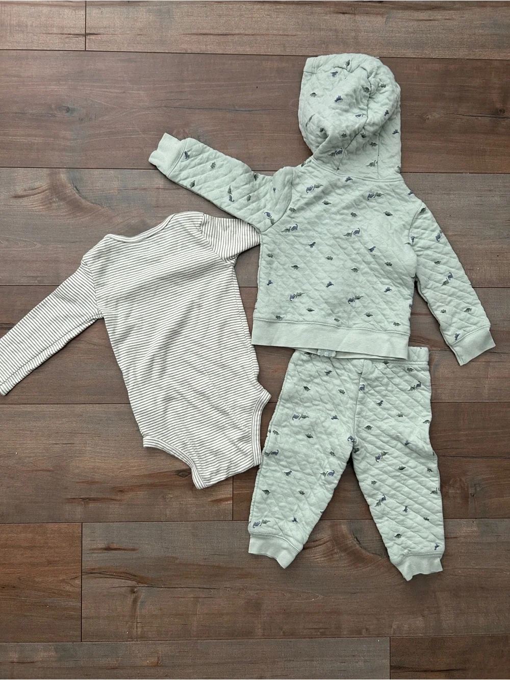 Carter's Quilted Hooded Set